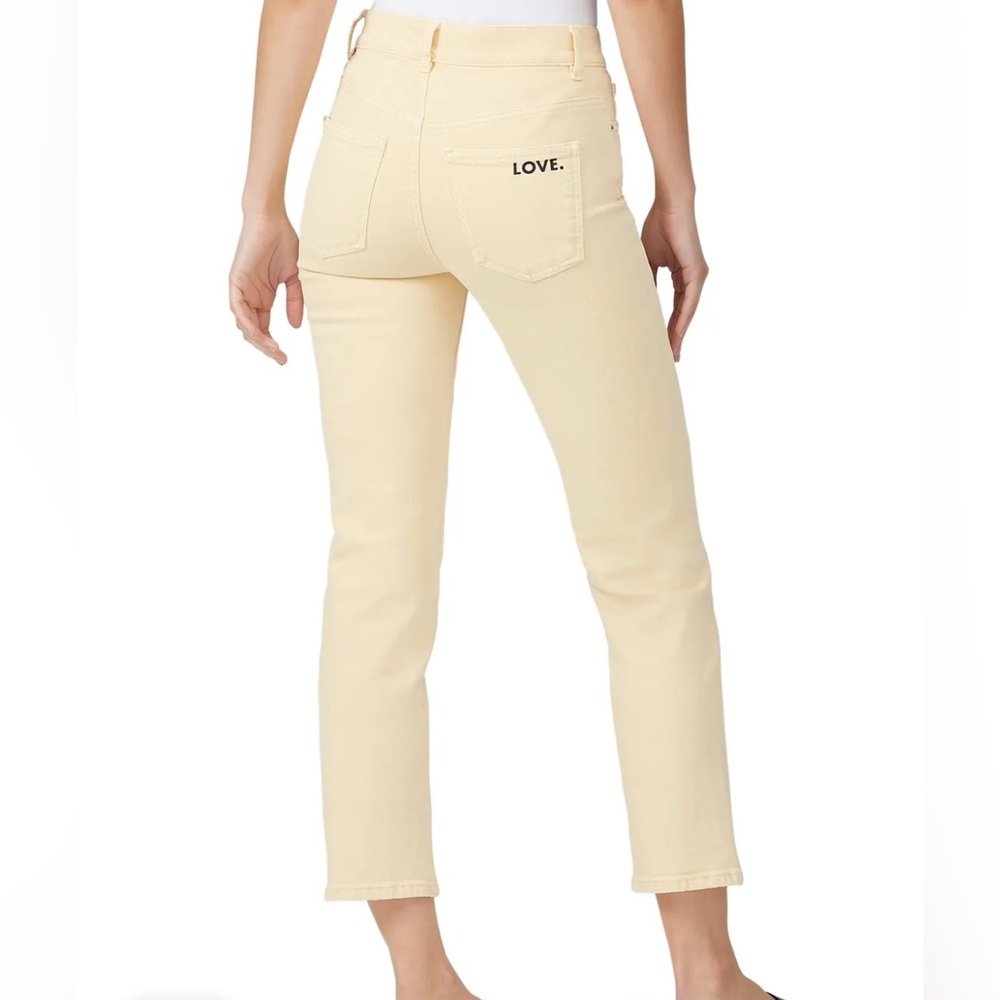Rebecca Minkoff Dominica “Love” Crop Jeans | Buttermilk | Size 26